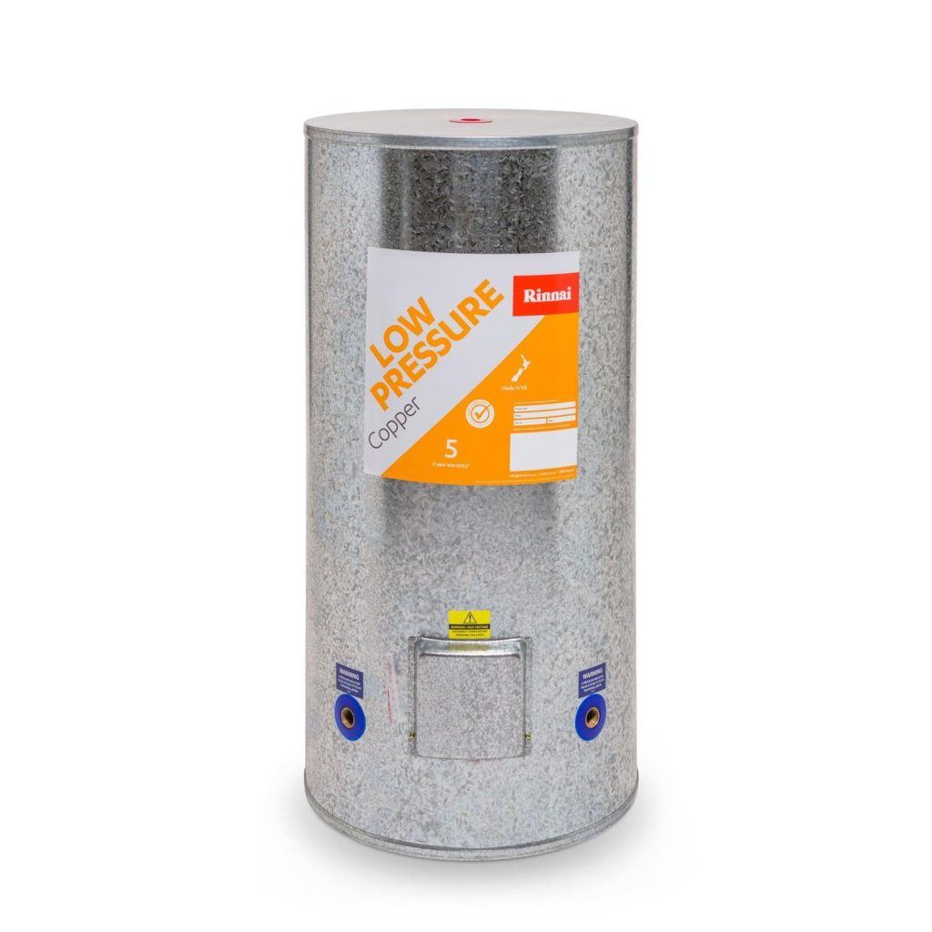 low pressure hot water cylinder from rinnai